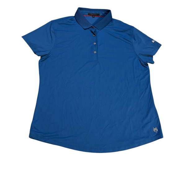Greyson Tops - Greyson Polo Blue‎ Women's XL Embroidered Lightweight Stretch Performance